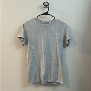 Gildan Gray Short Sleeve Crew Neck Tee